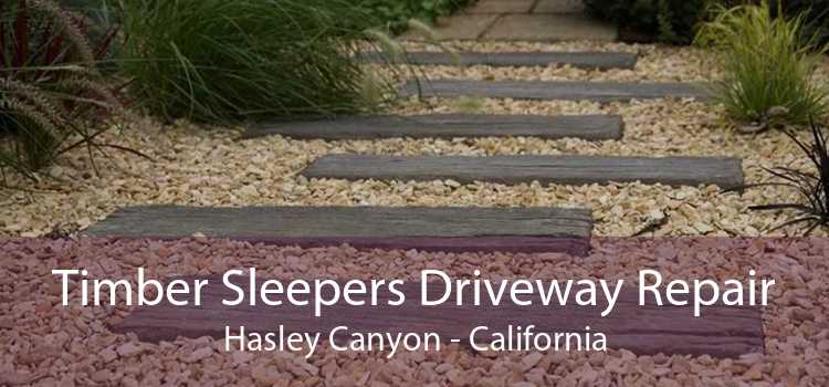 Timber Sleepers Driveway Repair Hasley Canyon - California