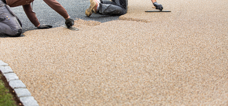 resin driveway replacement in La Puente